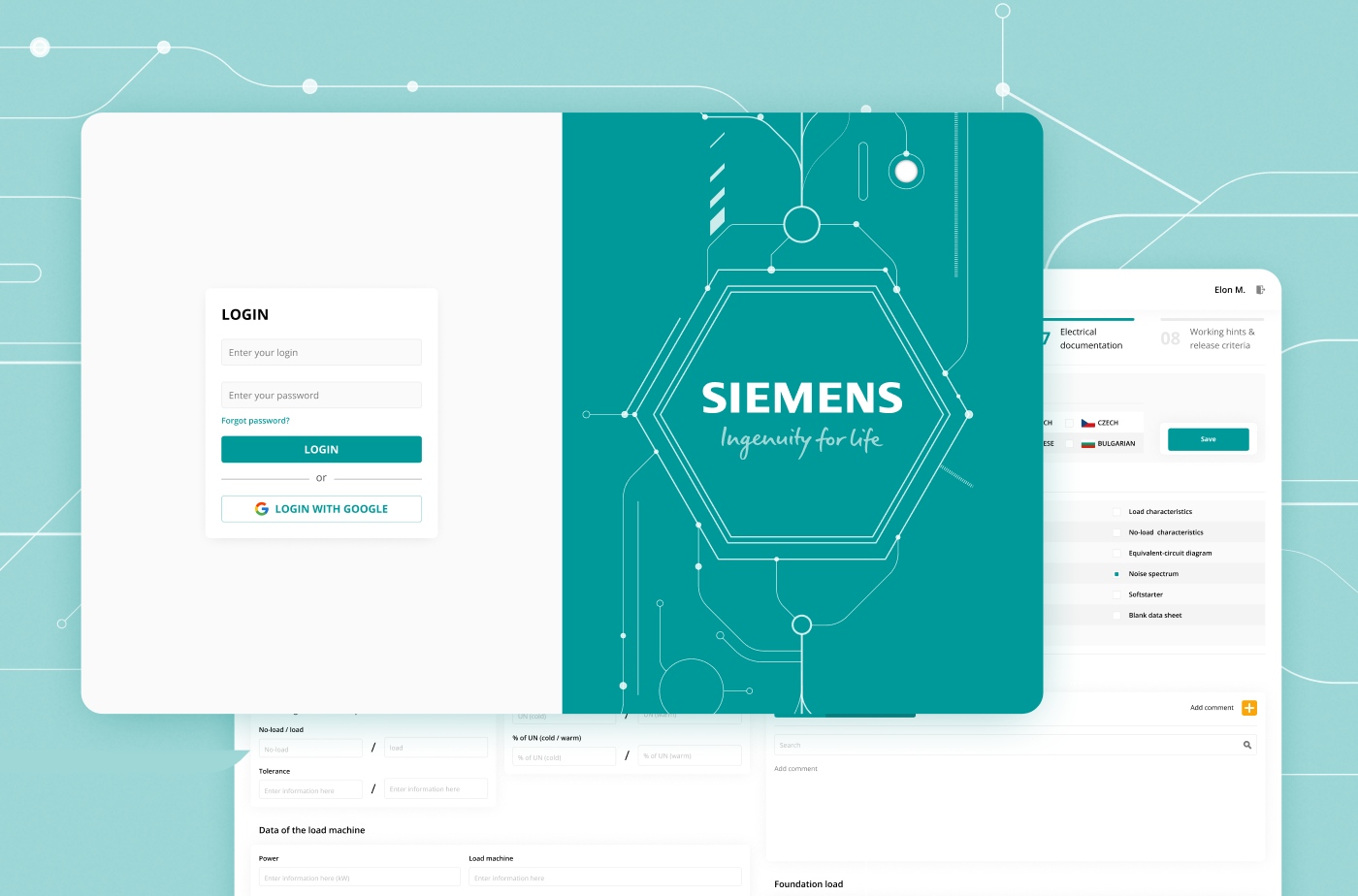 A Web Application for Motor Engineering